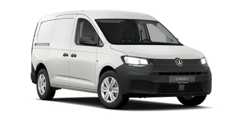 Der Volkswagen Caddy Cargo/Flexible in Wei&szlig;