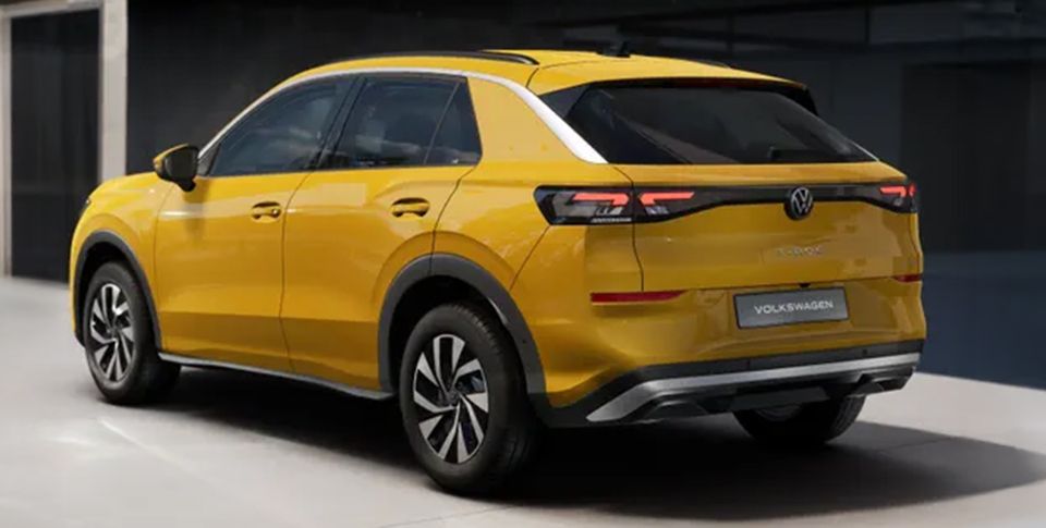 Seitenansicht T-Roc Life Farbe: Gelb
