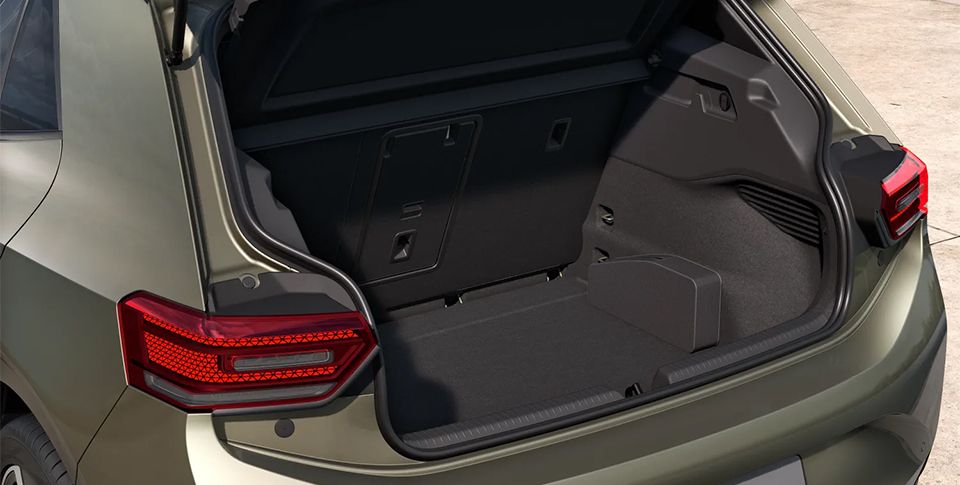 Kofferraum des ID.3 Neo Style in Olivegr&uuml;n