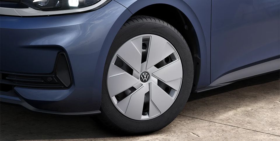 Vorderreifen des ID.3 Neo Trend in Blau