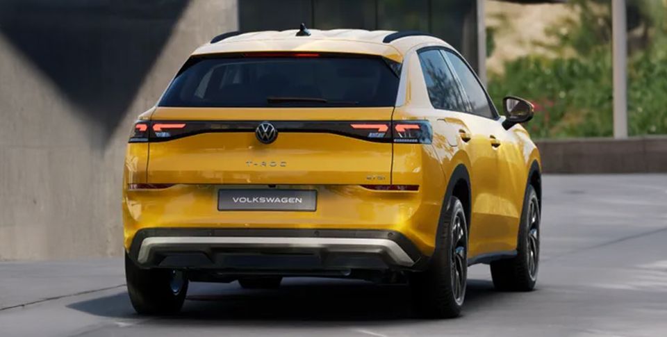 Seitenansicht T-Roc Life Farbe: Gelb