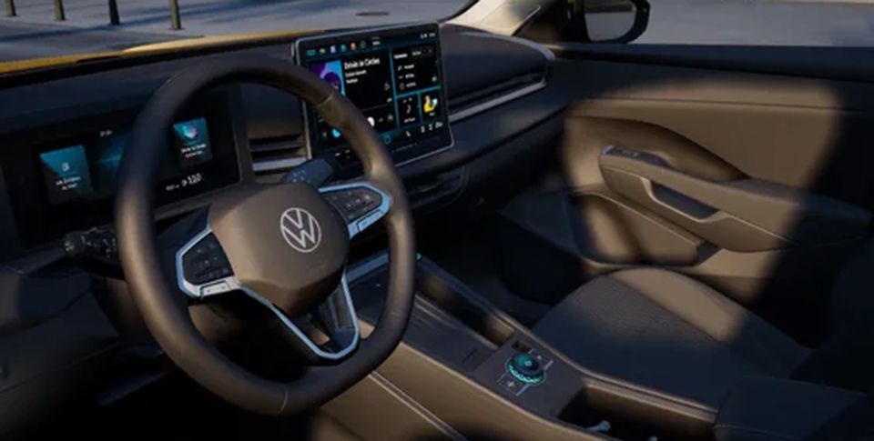 Seitenansicht T-Roc Life Farbe: Gelb