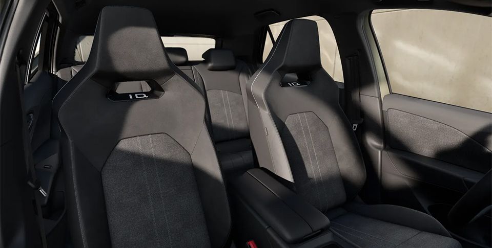 Sitze des ID.3 Neo Style in Olivegr&uuml;n